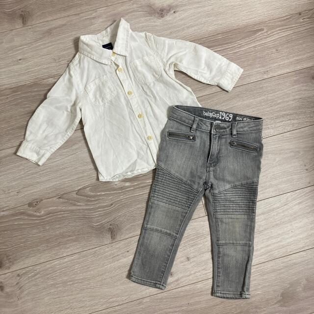 babyGAP(ベビーギャップ)のGAP 上下セット キッズ/ベビー/マタニティのキッズ服女の子用(90cm~)(Tシャツ/カットソー)の商品写真