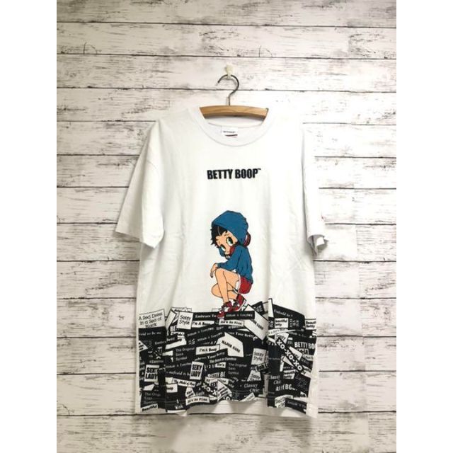 古着◆レア　BETTY BOOP ベティちゃん　tシャツ 白　プリントT | フリマアプリ ラクマ