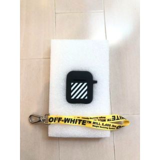 オフホワイト(OFF-WHITE)の美品◆Off-white エアポッド ケース(モバイルケース/カバー)