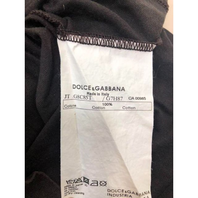 DOLCE&GABBANA(ドルチェアンドガッバーナ)のDOLCE&GABBANA アルパチーノ　Tシャツ　48　ブラック メンズのトップス(Tシャツ/カットソー(半袖/袖なし))の商品写真