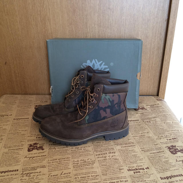 Timberland(ティンバーランド)の新品未使用ティンバーランドアースキーパー迷彩 カモフラ メンズの靴/シューズ(ブーツ)の商品写真