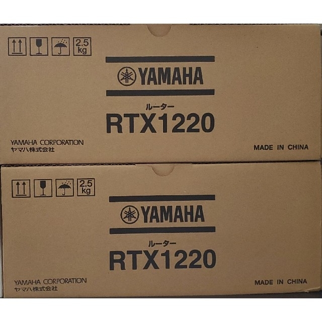 NEW在庫 ヤマハ - YAMAHA ギガアクセスVPNルーター RTX1220 2台 新品未