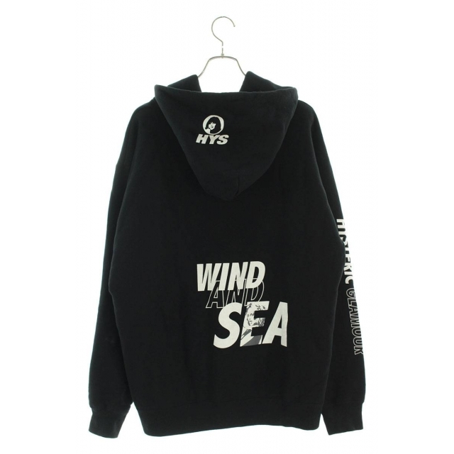 HYSTERIC GLAMOUR(ヒステリックグラマー)のヒステリックグラマー ×ウィンダンシー/WIND AND SEA フロントロゴパ メンズのトップス(パーカー)の商品写真