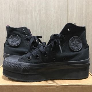 美品23.5 converse コンバース オールスター OX 厚底　HW275