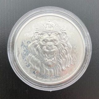 純銀 ニウエ 2022年 ロアリングライオン銀貨 1オンス(oz)(貨幣)