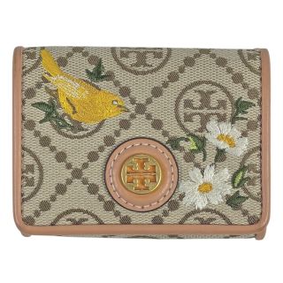 トリーバーチ(Tory Burch)のトリーバーチ Tモノグラム 三つ折り 財布 レディース 【中古】(財布)