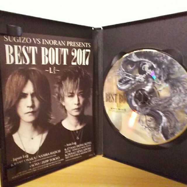 直筆サイン入り☆新品SUGIZO VS INORAN BEST BOUT DVD