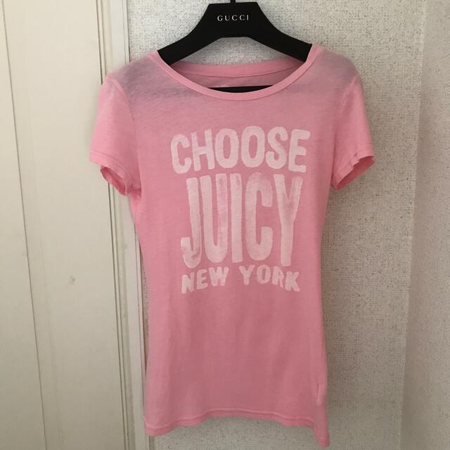 Juicy Couture(ジューシークチュール)のジューシークチュール　ピンクT shirt レディースのトップス(Tシャツ(半袖/袖なし))の商品写真