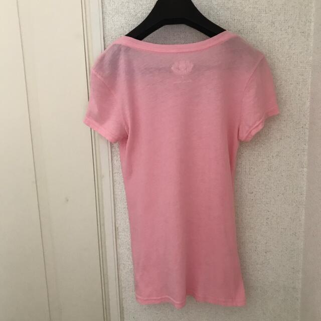 Juicy Couture(ジューシークチュール)のジューシークチュール　ピンクT shirt レディースのトップス(Tシャツ(半袖/袖なし))の商品写真