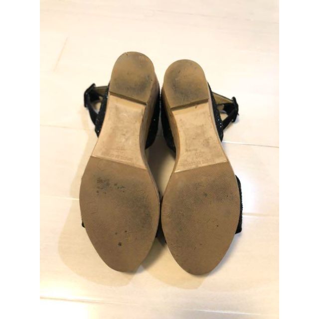 PELLICO(ペリーコ)のペリーコサニー　ウエッジソールサンダル　ブラック　サイズ6 レディースの靴/シューズ(ハイヒール/パンプス)の商品写真