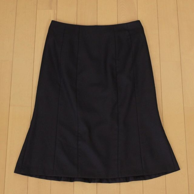 【極美品】アールユー ru スカートスーツ ブラウス付き 上1下2 黒 S M