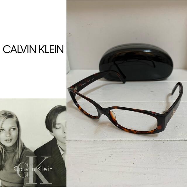 Calvin Klein(カルバンクライン)のck CALVIN KLEIN VINTAGE バレルシェイプサングラスフレーム メンズのファッション小物(サングラス/メガネ)の商品写真