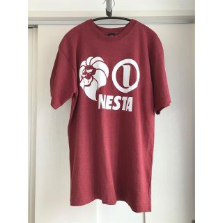 ネスタブランド(NESTA BRAND)のNESTA 半袖 Tシャツ L ロゴ tee ワインレッド バーガンディ ネスタ(シャツ)