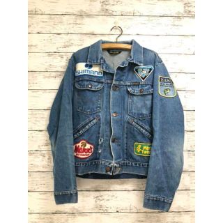 ラングラー(Wrangler)の激レア◆70s ビンテージ　ラングラー　デニムジャケット Gジャン　ワッペン(Gジャン/デニムジャケット)