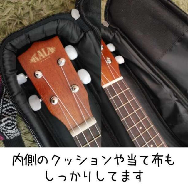 数量限定ウクレレケース オレンジ 21インチ ソプラノ リュック キッズにも♪ 楽器の弦楽器(ヴァイオリン)の商品写真