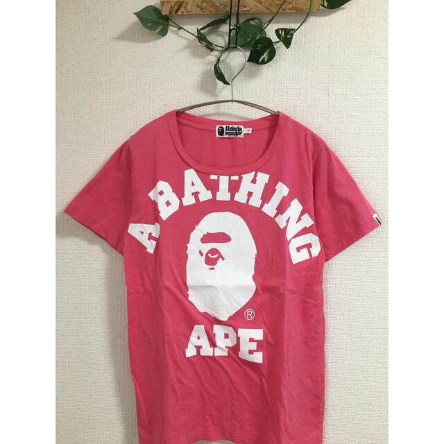 アベイシングエイプ　A BATHING APE　Ｔシャツ　ビッグロゴ　デカロゴ