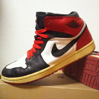 ナイキ(NIKE)のつま黒27.5cmナイキ JORDAN 1 BLACK TOE OLD LOVE(スニーカー)