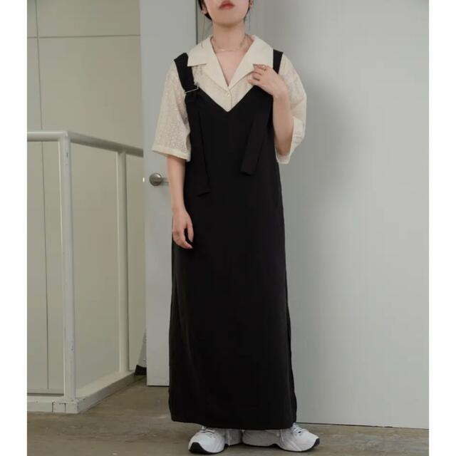 Kastane(カスタネ)のlawgy belt shoulder strap op レディースのトップス(シャツ/ブラウス(半袖/袖なし))の商品写真