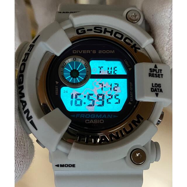 G-SHOCK - G-SHOCK/ビンテージ/フロッグマン/DW-8200/限定/ホワイト/白