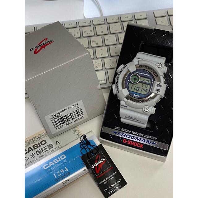 G-SHOCK/ビンテージ/フロッグマン/DW-8200/限定/ホワイト/白蛙