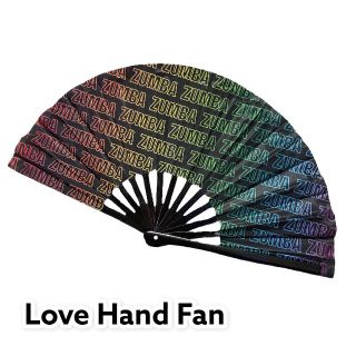 ズンバ(Zumba)のZumba ズンバ LOVE HAND FAN ラブ 扇子 Z0A000034 (ダンス/バレエ)