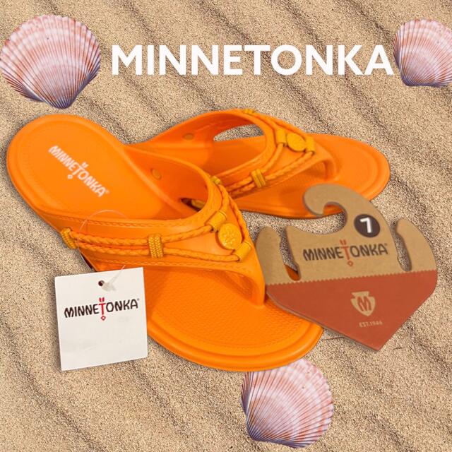 Minnetonka(ミネトンカ)のミネトンカ  ビーチサンダル　7 新品未使用 MINNETONKA レディースの靴/シューズ(ビーチサンダル)の商品写真