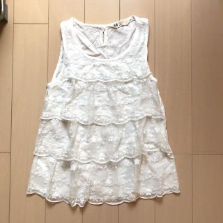 エイチアンドエム(H&M)のH&M レースタンクトップ(Tシャツ/カットソー)