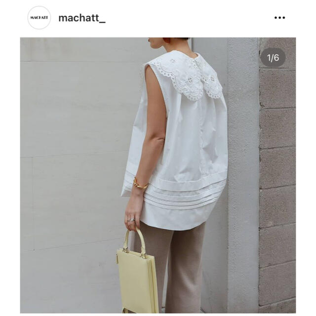 即完売♡machatt マチャット レースカラーブラウス 3
