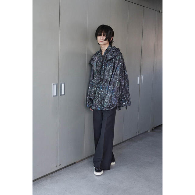 新品 lad musician 21ss 花柄 フレア スラックス 46-