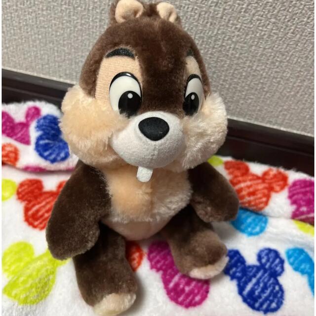 Disney(ディズニー)の希少！レア！レトロ！チップとデールぬいぐるみ　ディズニーランドタグ エンタメ/ホビーのおもちゃ/ぬいぐるみ(ぬいぐるみ)の商品写真