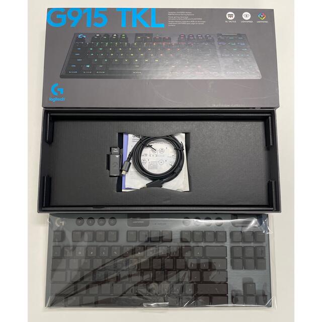 Logitech  G915 TKL Tactile US配列 Open box スマホ/家電/カメラのPC/タブレット(PC周辺機器)の商品写真