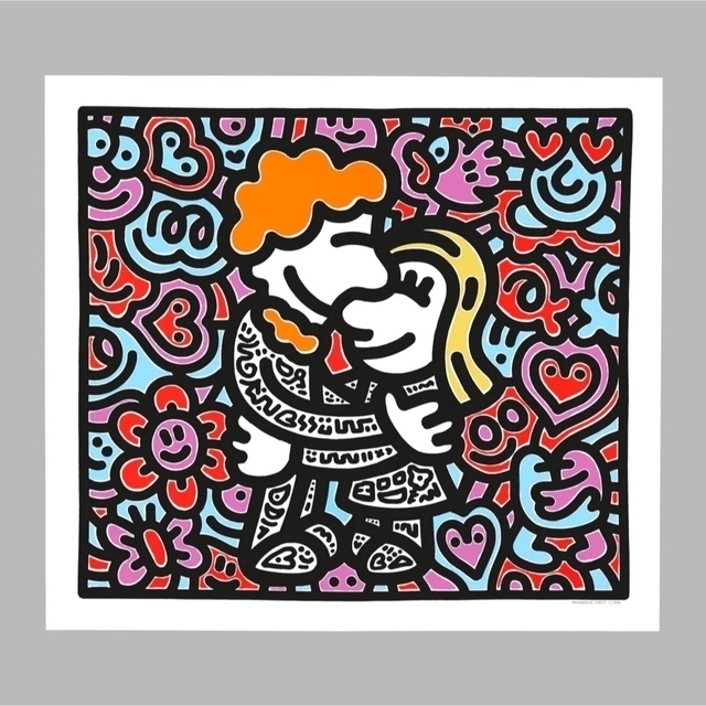 本店は Doodle Hug' Limited Edition Print 村上隆 版画 - zoopalic.com