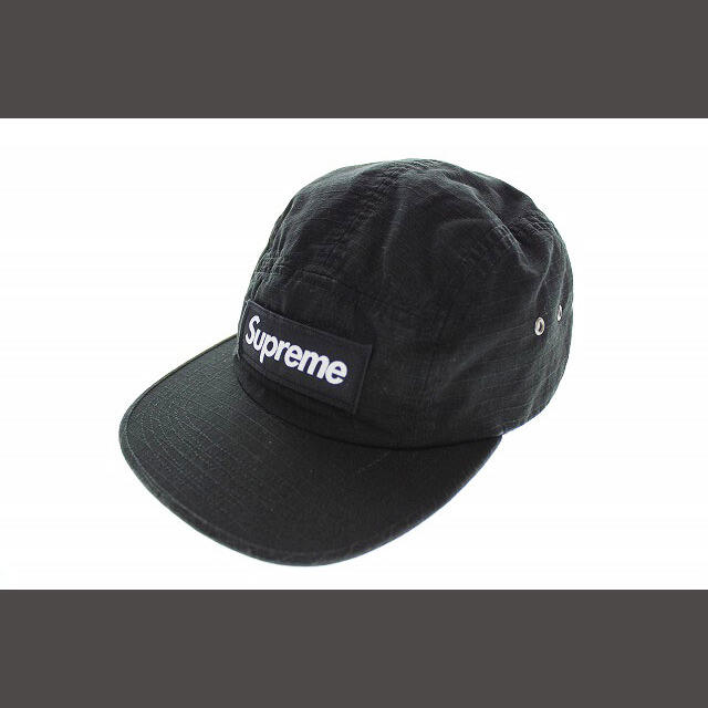 シュプリーム SUPREME Camp Cap Black 帽子65cm頭周り