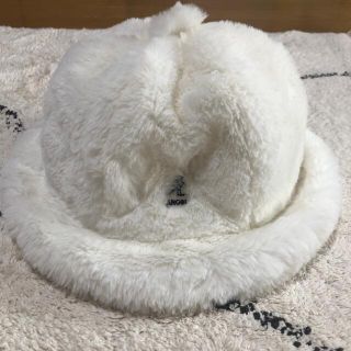 カンゴール(KANGOL)の美品 カンゴール KANGOL Faux Fur Casual ファーハット M(ハット)