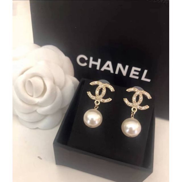 ♡SALE!CHANEL ロゴパールピアス♡ | tradexautomotive.com