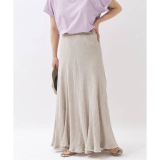 プラージュ(Plage)のplage Linen Gauze スカート　36サイズ(ロングスカート)