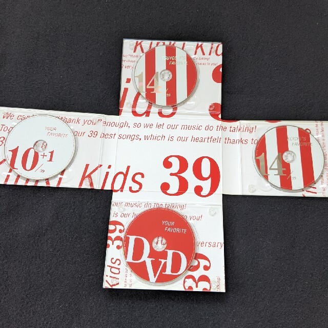 KinKi Kids　ベストアルバム　39 初回限定盤　DVD 堂本光一　堂本剛 1
