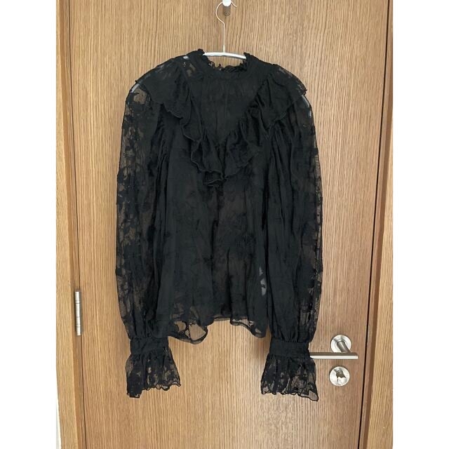 Ameri VINTAGE(アメリヴィンテージ)のAmeri VINTAGE LADY UNUSUAL LACE BLOUSE  レディースのトップス(シャツ/ブラウス(長袖/七分))の商品写真