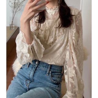 アメリヴィンテージ(Ameri VINTAGE)のAmeri VINTAGE LADY UNUSUAL LACE BLOUSE (シャツ/ブラウス(長袖/七分))