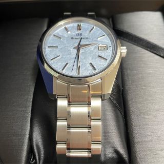 【44GS 55周年記念限定モデル】Grand Seiko　グランドセイコー　ヘリテージコレクション　SBGP017　雲海モデル　クオーツ　デイト　SS ライトブルー　メンズ　腕時計松前R56号店