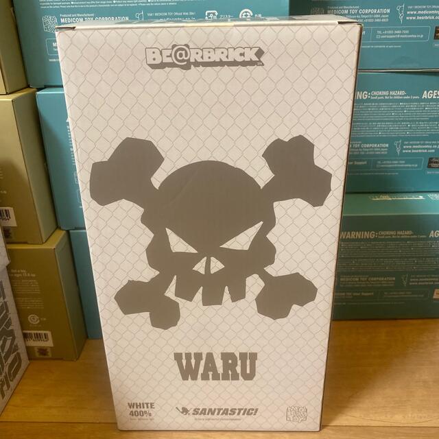 BE@RBRICK TOKYO TRIBE WARU 400％ WHITE 3