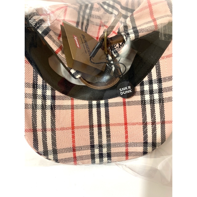 Supreme Burberry Denim 6-Panel Pink Supreme Burberry Denim 6-Panel Pink