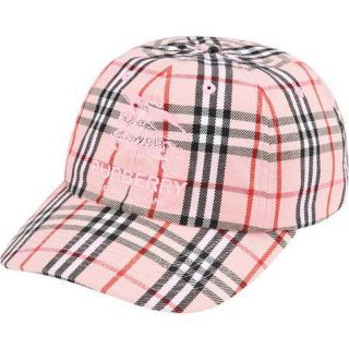 シュプリーム(Supreme)のSupreme Burberry Denim 6-Panel Pink(キャップ)