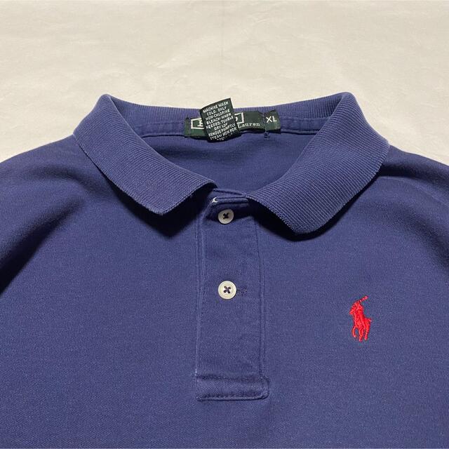 90s 古着 ポロ ラルフローレン 刺繍ロゴ ビッグシルエット ゆるだぼ