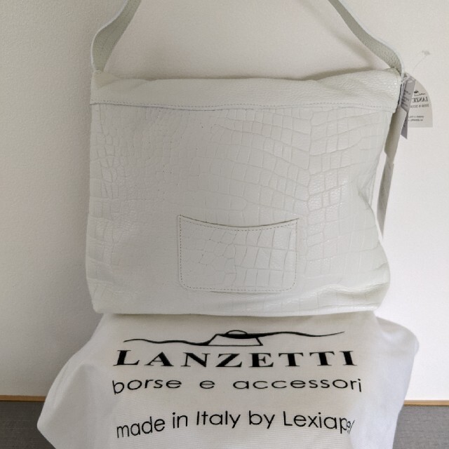 新品 LANZETTI イタリア製 ワンショルダーバッグ 未使用 新品 LANZETTI イタリア製 ワンショルダーバッグ 未使用