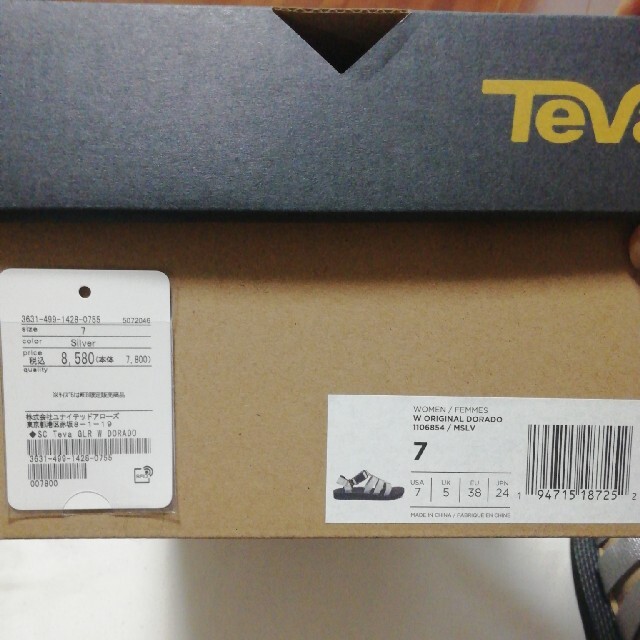 Teva(テバ)のteva サンダル　未使用品　サイズ7 レディースの靴/シューズ(サンダル)の商品写真