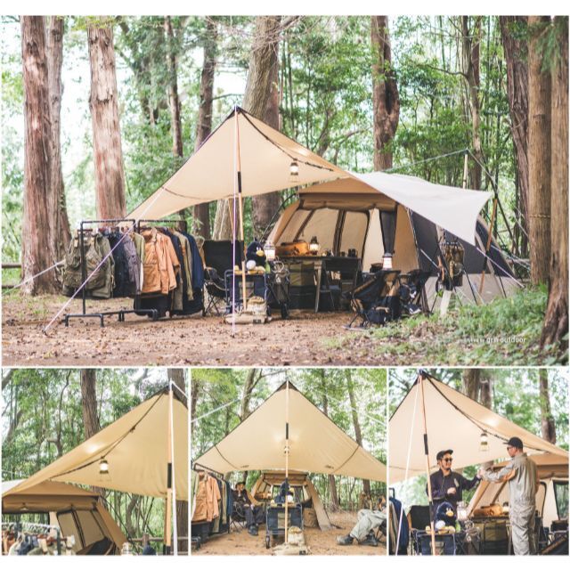 CAMPAL JAPAN - オガワ ファシル+システムタープヘキサDX 小川張り
