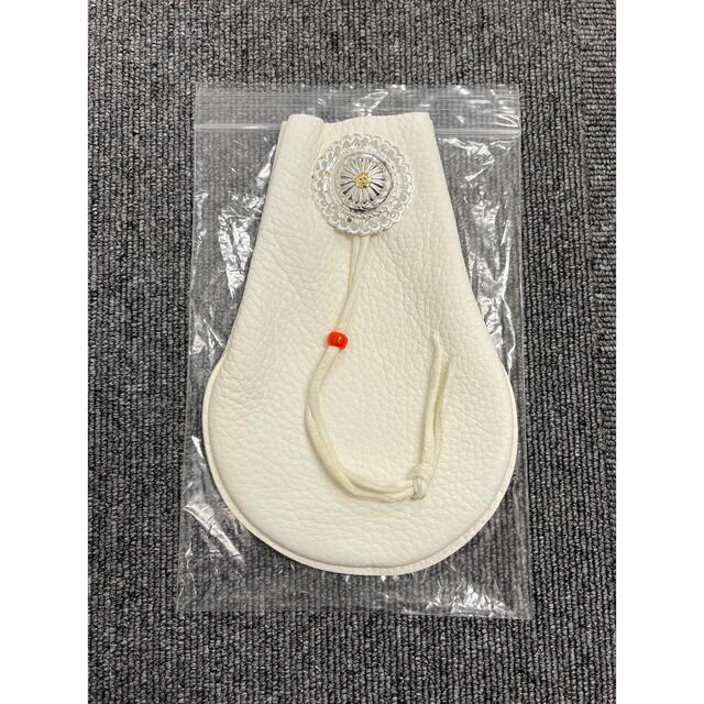 バラ売り可能!goros ゴローズ 巾着ポーチL 白 新品