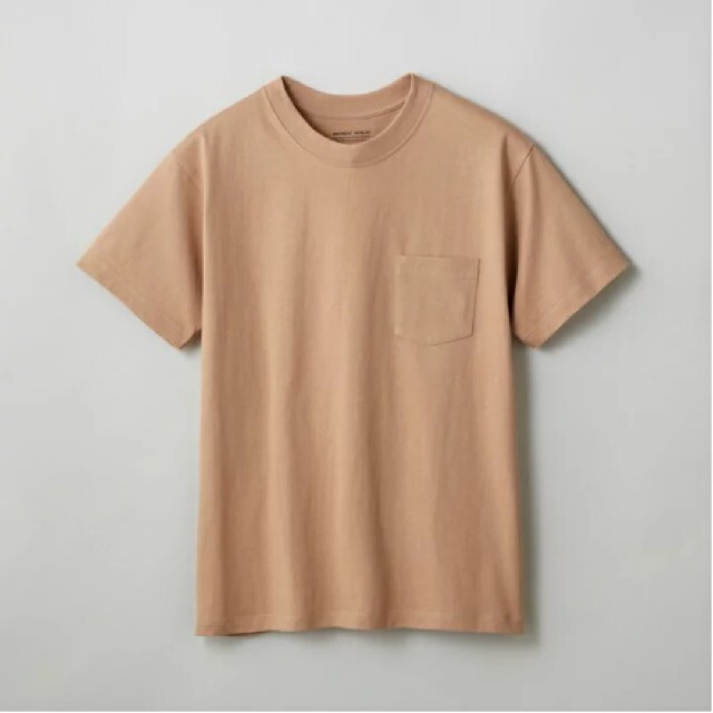 GUNZE(グンゼ)の《GUNZE》ボディワイルド Tシャツ Ｌサイズ ２枚　ホワイト・ライトブラウン メンズのトップス(Tシャツ/カットソー(半袖/袖なし))の商品写真