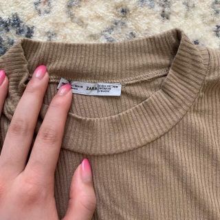 ザラ(ZARA)のZARA ノースリーブ(カットソー(半袖/袖なし))